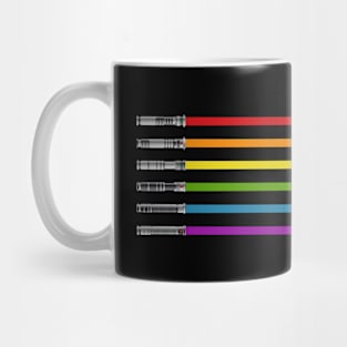 Lightsaber Rainbow Mug